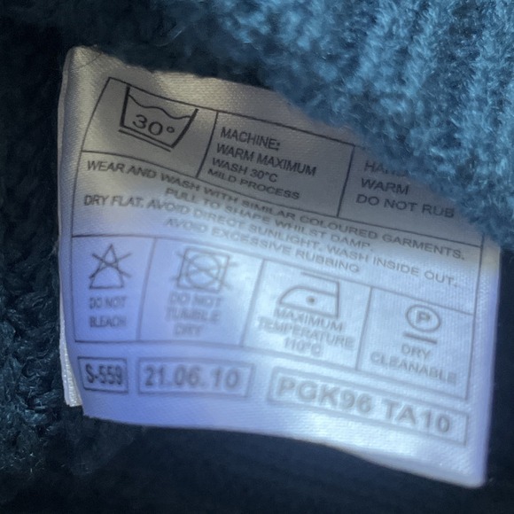 P. G. Field Men's XL‎ Fisherman Outdoor Blue Green Sweater XL V-neck - Picture 8 of 11